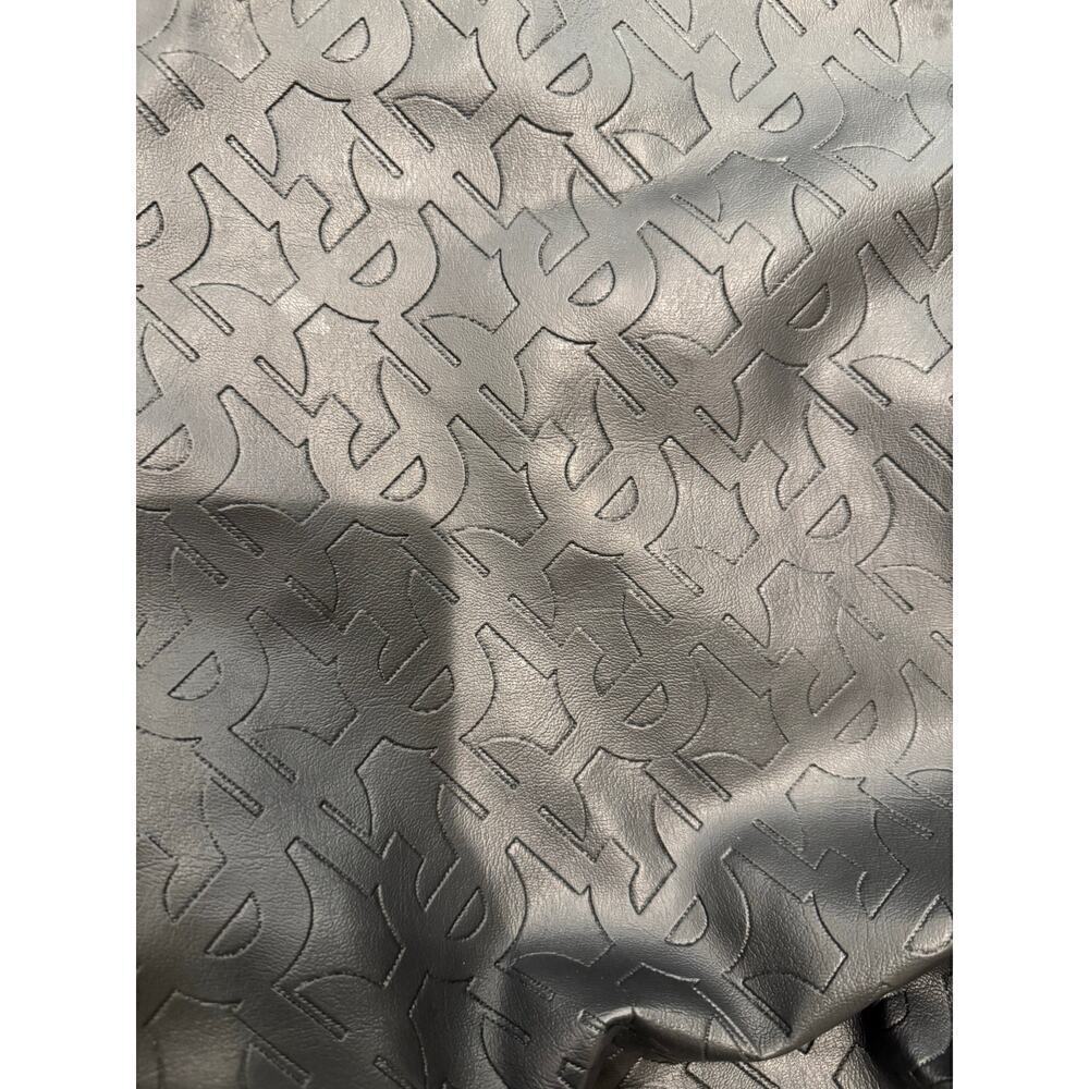 Black Filthy Rich Faux Leather Tote - Picture 5 of 5